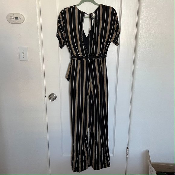 Eden Open Back Striped Jumpsuit - Picture 4 of 6